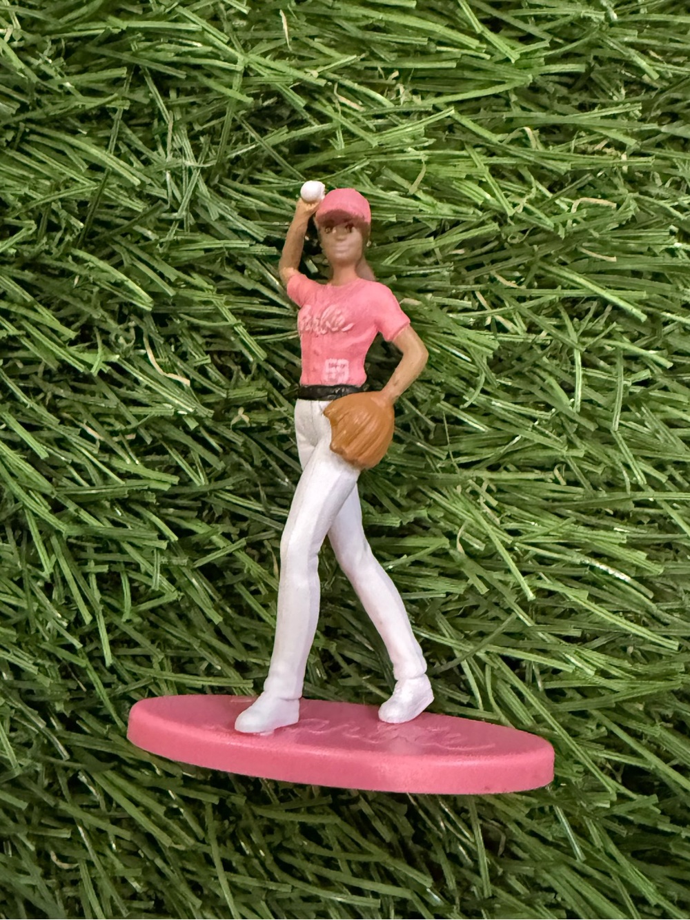 Mattel Barbie Baseball Doll Micro Figurine